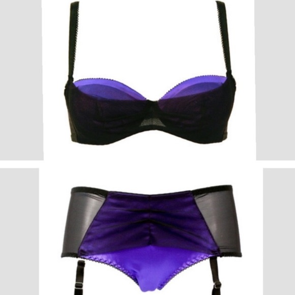 TEAL Lascivious bra and panty set - Picture 5 of 7